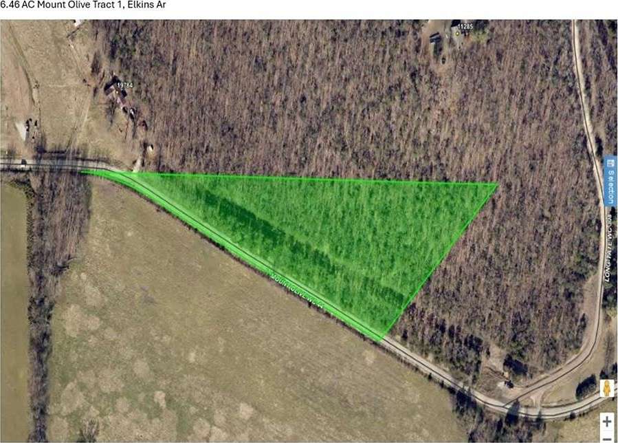 6.5 Acres of Commercial Land for Sale in Elkins, Arkansas