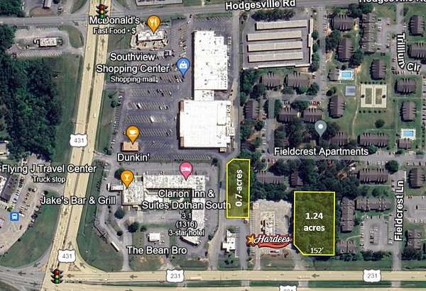 0.71 Acres of Commercial Land for Sale in Dothan, Alabama
