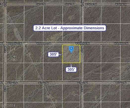 2.2 Acres of Commercial Land for Sale in Pahrump, Nevada