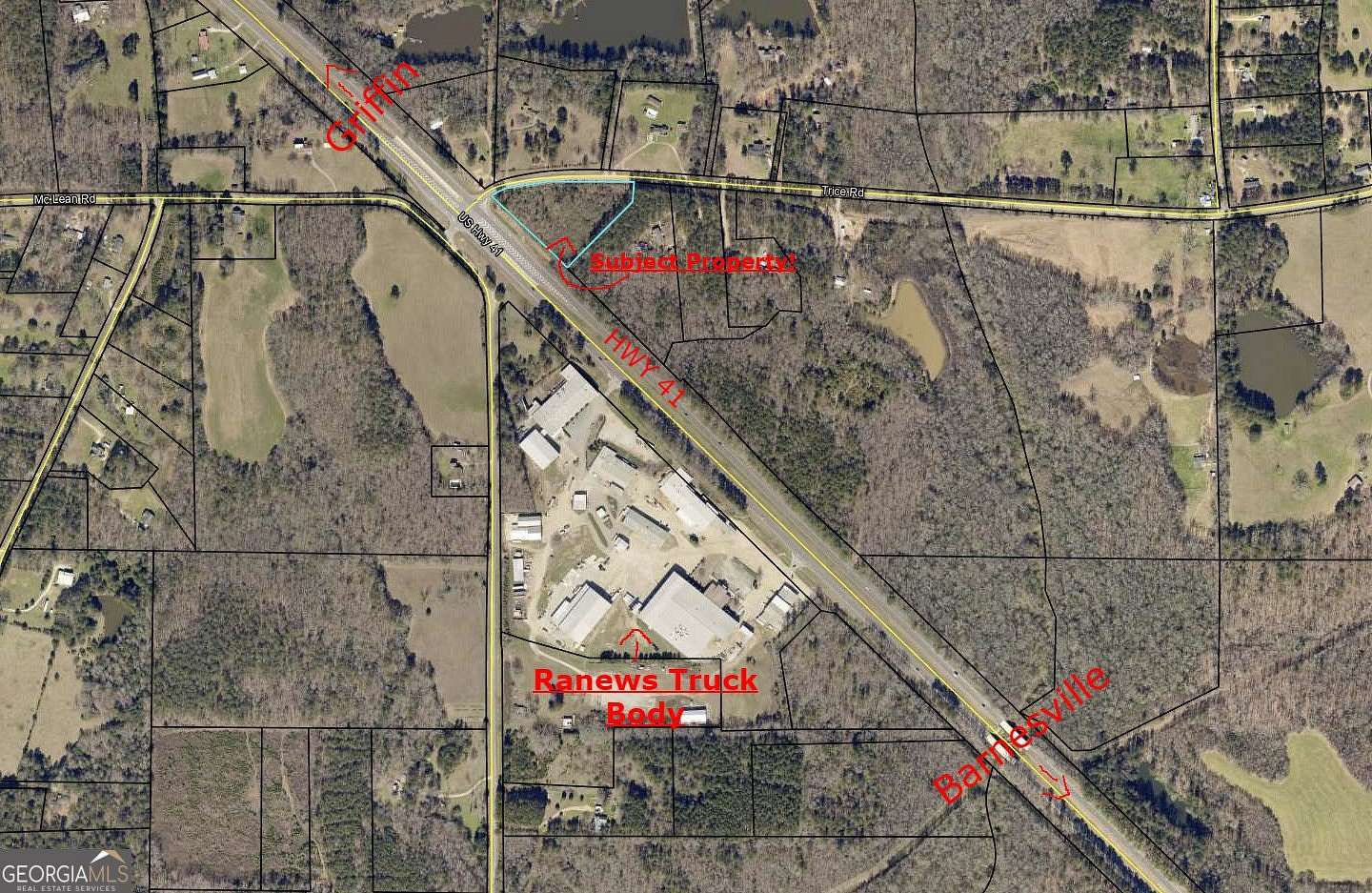 3 Acres of Commercial Land for Sale in Milner, Georgia