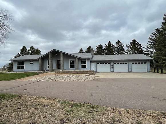 8.9 Acres of Residential Land with Home for Sale in Aberdeen, South Dakota