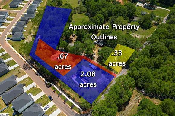 3.1 Acres of Residential Land with Home for Sale in Duncan, South Carolina