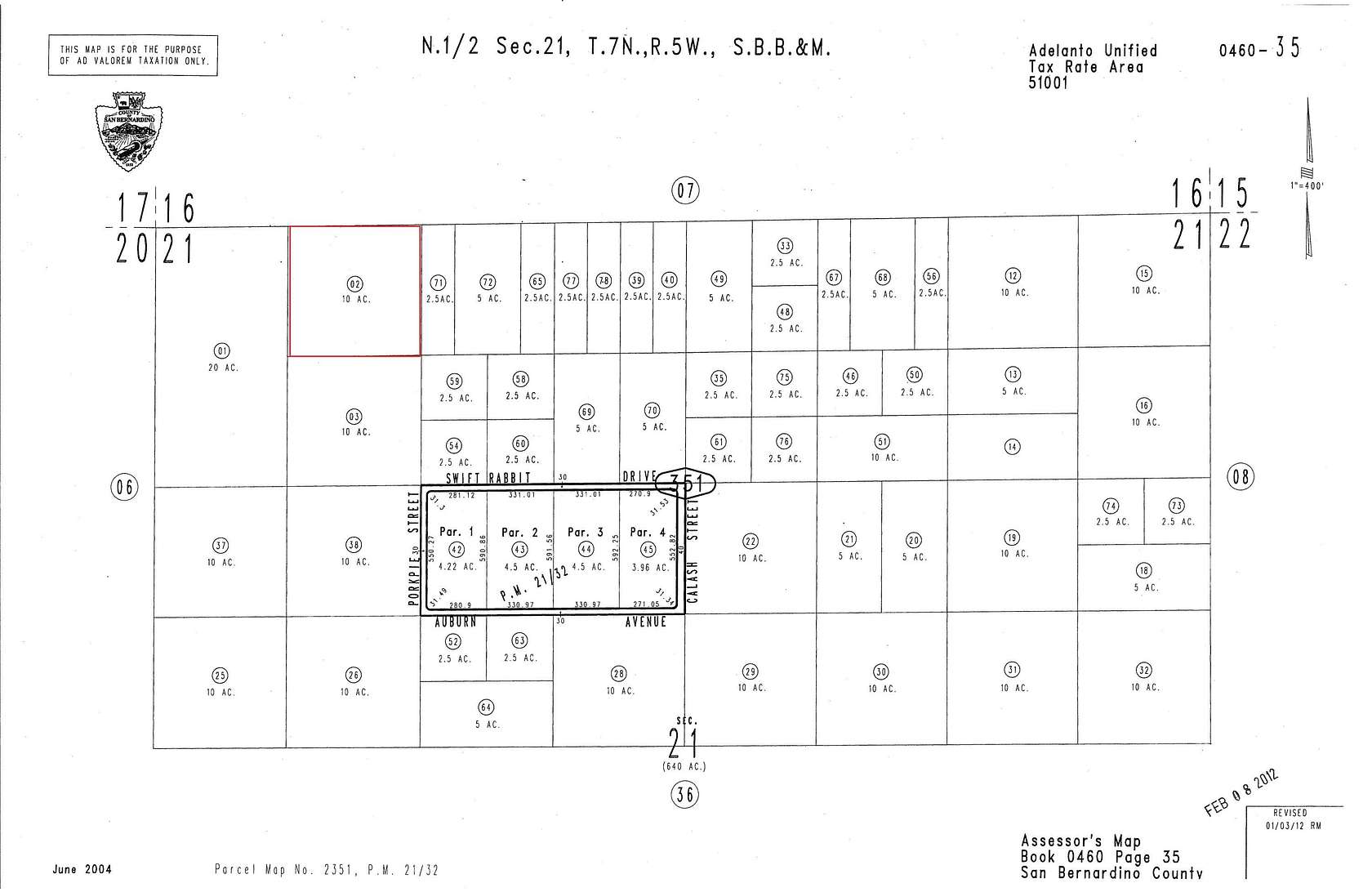 Land for Sale in Adelanto, California