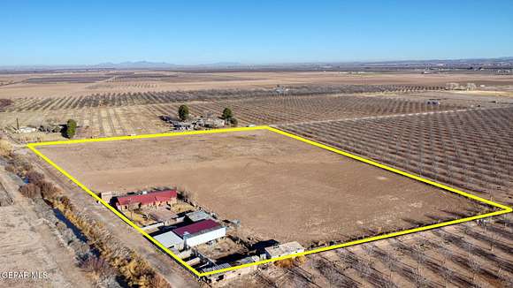 8.3 Acres of Residential Land with Home for Sale in Fabens, Texas