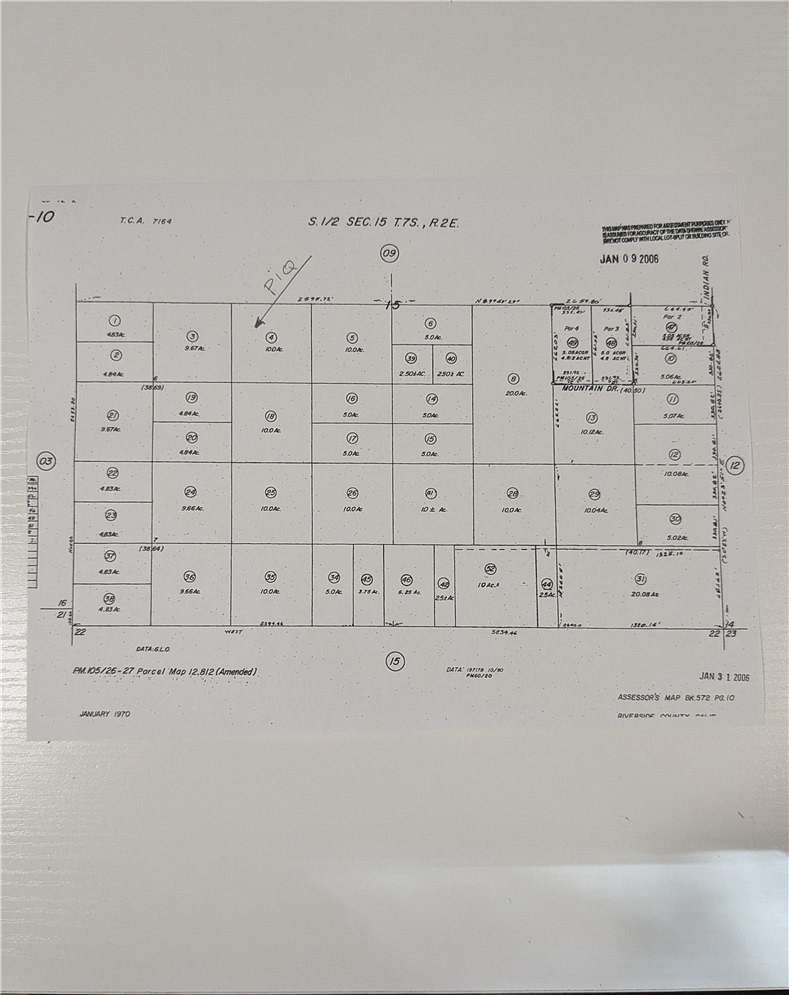 10 Acres of Residential Land for Sale in Anza, California