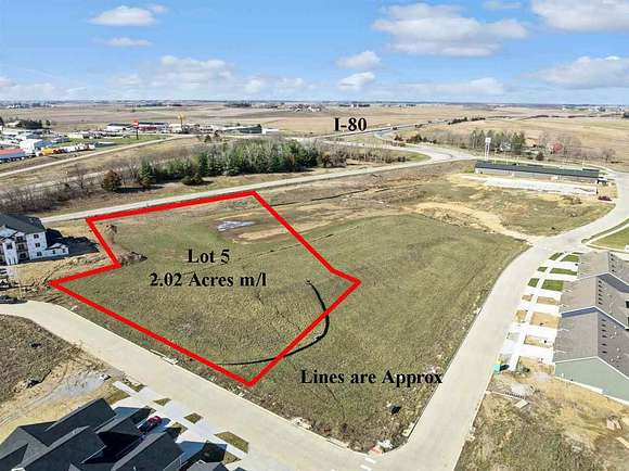 2 Acres of Commercial Land for Sale in Springdale Township, Iowa