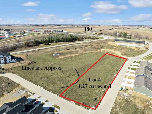 1.3 Acres of Commercial Land for Sale in Springdale Township, Iowa