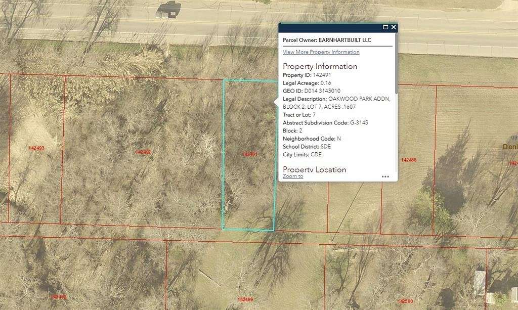 0.16 Acres of Residential Land for Sale in Denison, Texas