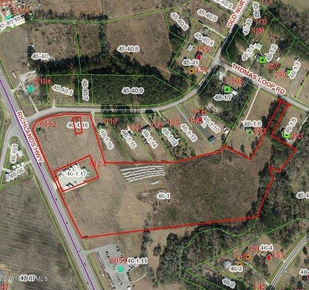 17.2 Acres of Commercial Land for Sale in Jacksonville, North Carolina