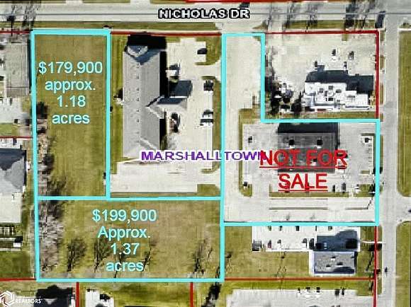 2.6 Acres of Commercial Land for Sale in Marshalltown, Iowa