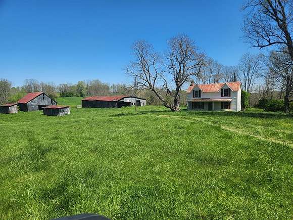 105 Acres of Land with Home for Sale in Sharpsburg, Kentucky