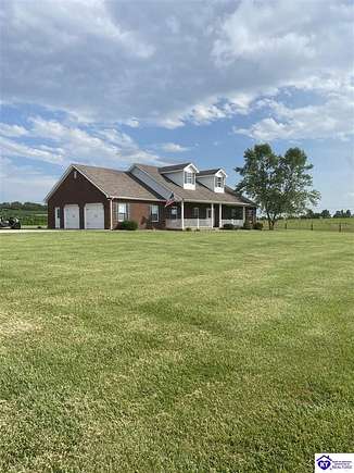 40.9 Acres of Agricultural Land with Home for Sale in Hodgenville, Kentucky