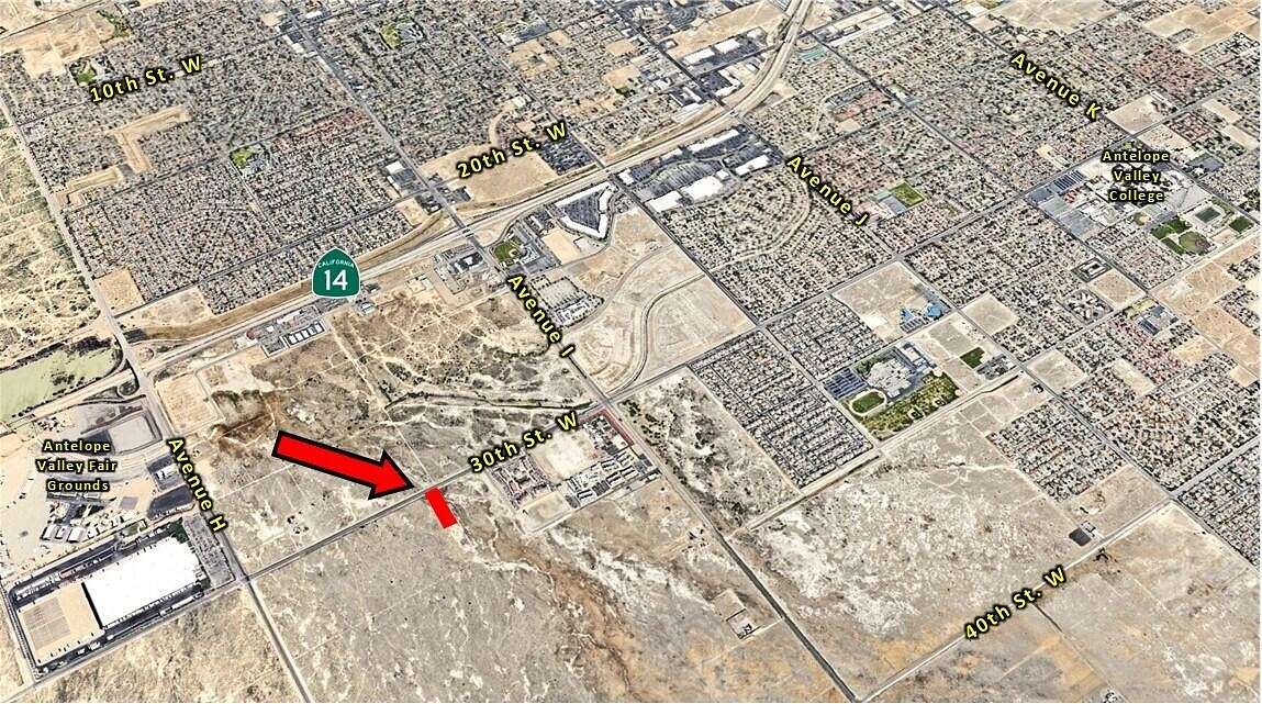 2.3 Acres of Commercial Land for Sale in Lancaster, California