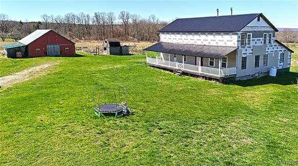 24.3 Acres of Recreational Land with Home for Sale in Caneadea, New York