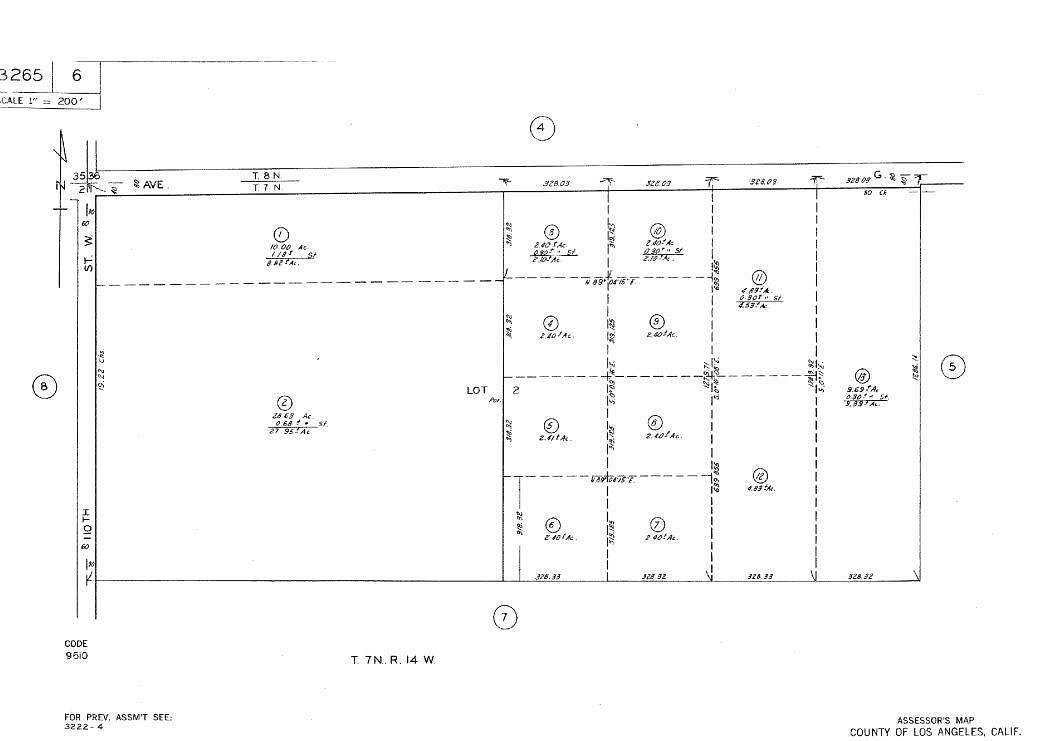 4.803 Acres of Land for Sale in Lancaster, California