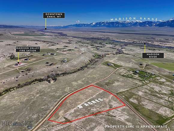 6 Acres of Agricultural Land for Sale in Ennis, Montana