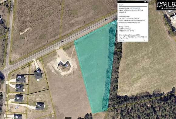 3 Acres of Residential Land for Sale in Batesburg, South Carolina