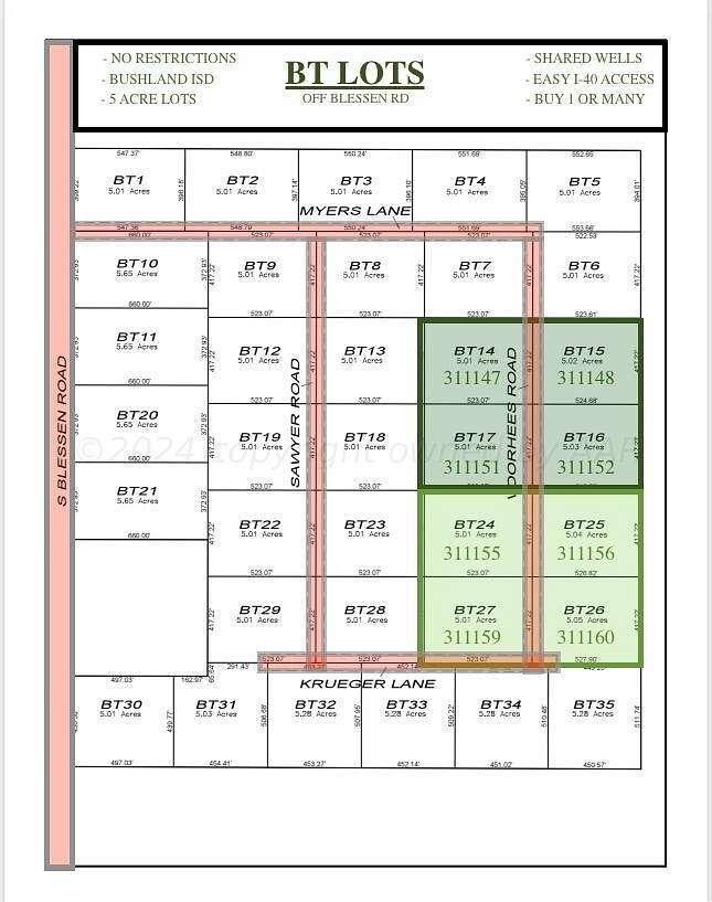 5 Acres of Commercial Land for Sale in Amarillo, Texas