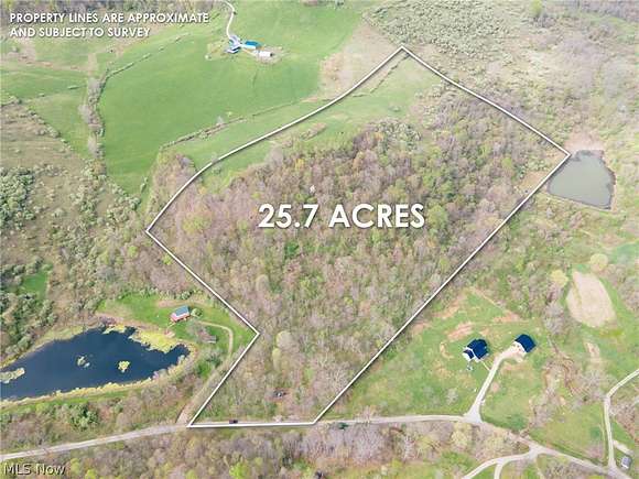 25.7 Acres of Recreational Land for Sale in Quaker City, Ohio