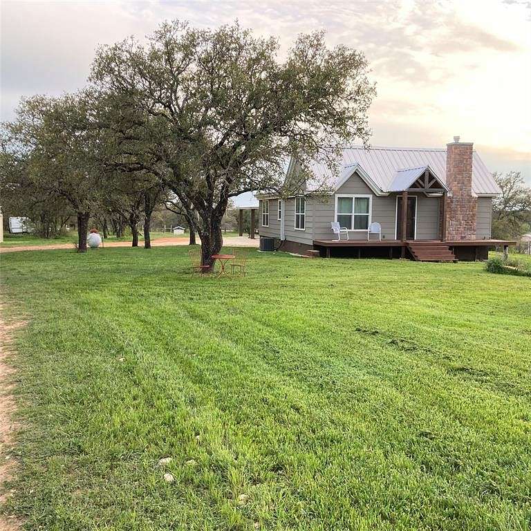 5 Acres of Residential Land with Home for Sale in Goldthwaite, Texas