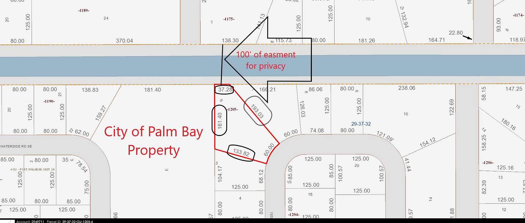 0.41 Acres of Residential Land for Sale in Palm Bay, Florida