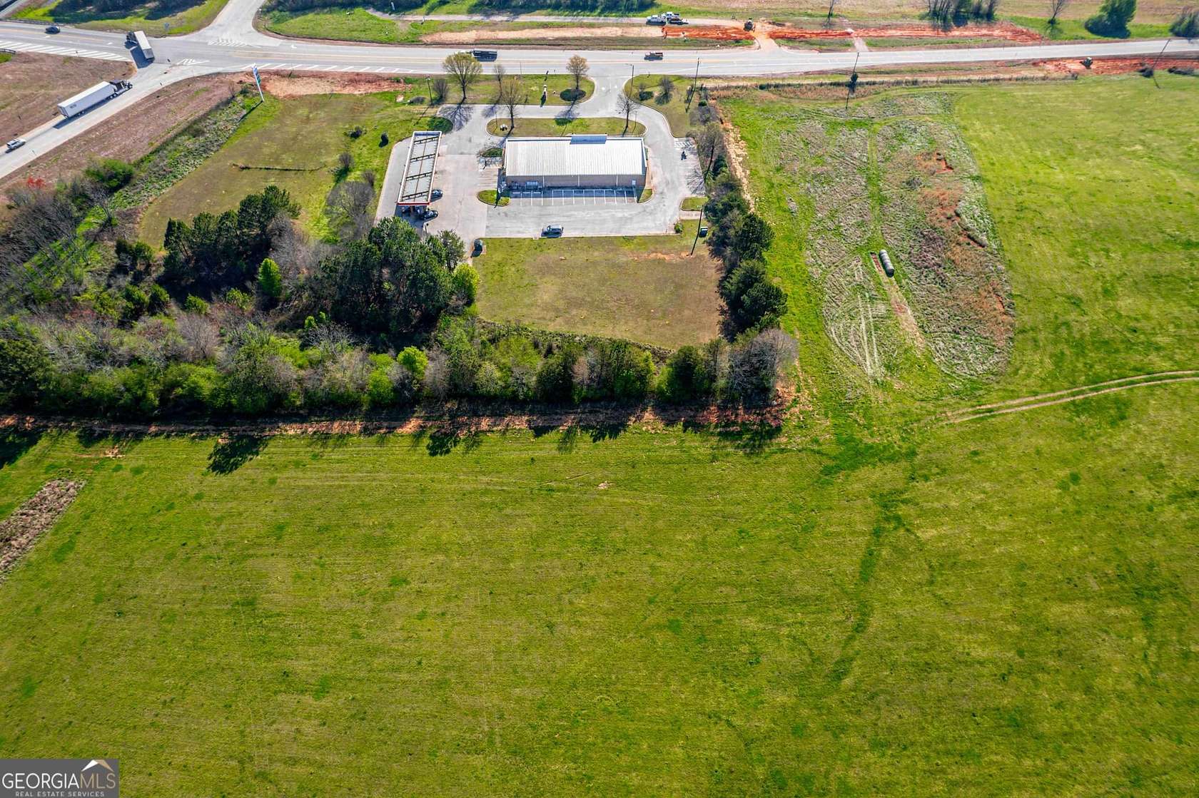 5.15 Acres of Improved Commercial Land for Lease in Madison, Georgia