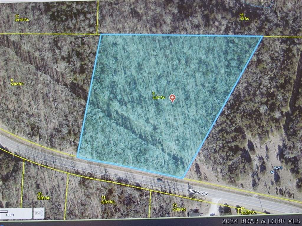 4.7 Acres of Land for Sale in Rocky Mount, Missouri
