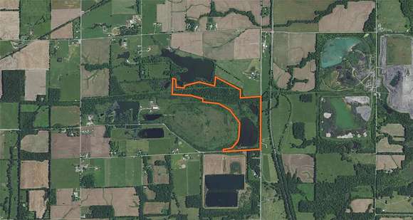 106 Acres of Recreational Land & Farm for Sale in Waltonville, Illinois