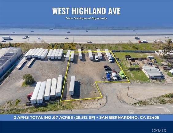 0.68 Acres of Commercial Land for Sale in San Bernardino, California