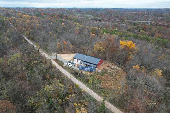 74 Acres of Recreational Land with Home for Sale in Langsville, Ohio