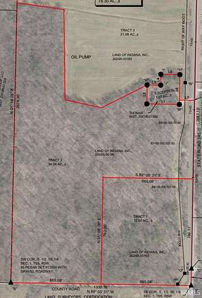 34.9 Acres of Agricultural Land for Sale in Lamar, Indiana