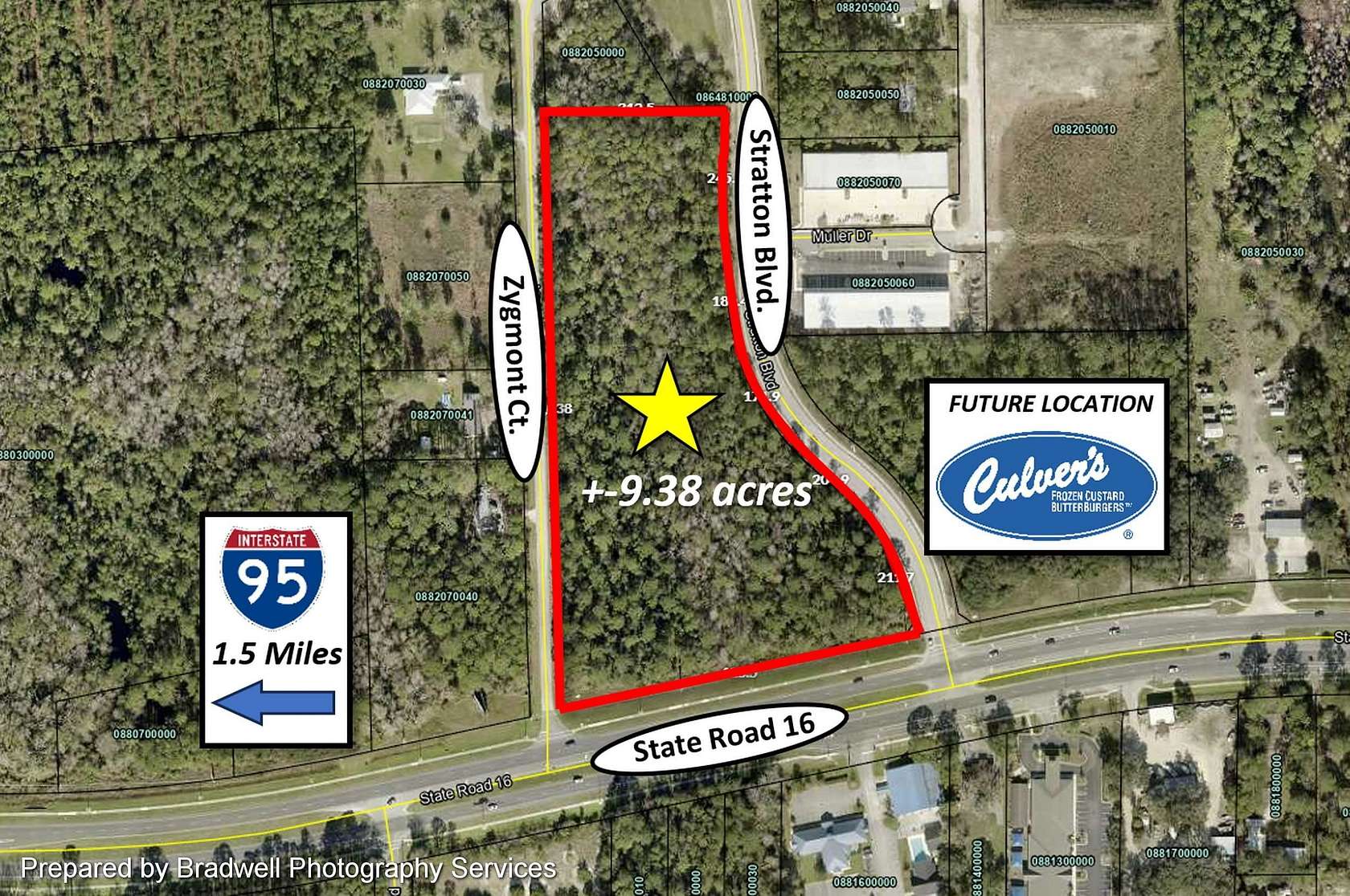 9.3 Acres of Commercial Land for Sale in St. Augustine, Florida