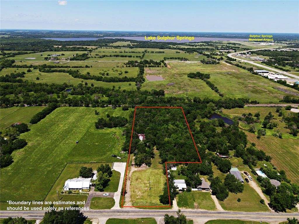 5.2 Acres of Residential Land for Sale in Sulphur Springs, Texas