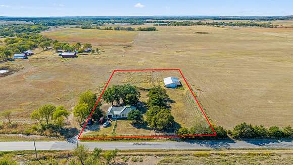 10 Acres of Land with Home for Auction in Wann, Oklahoma