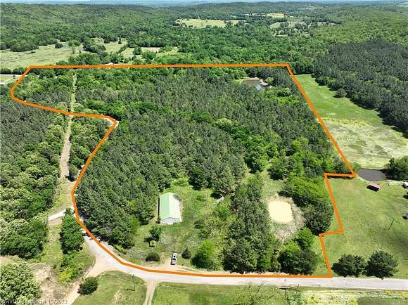24.9 Acres of Recreational Land for Sale in Howe, Oklahoma