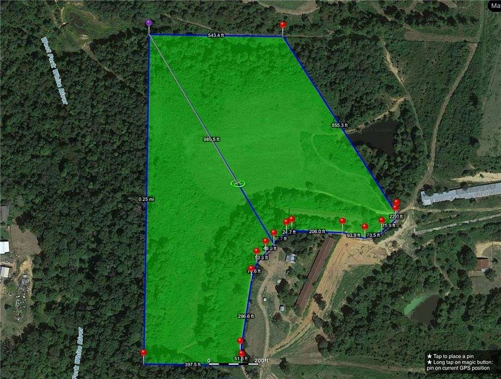 10 Acres of Land for Sale in Winslow, Arkansas