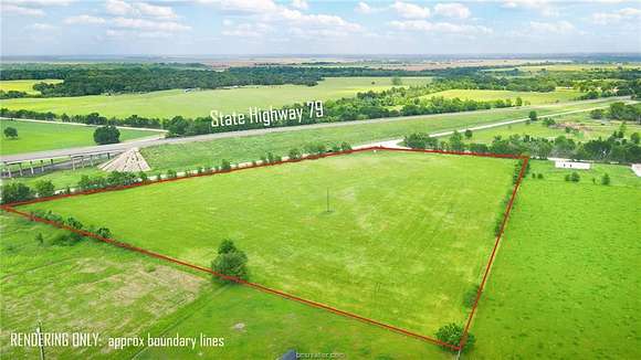 7.9 Acres of Commercial Land for Sale in Gause, Texas