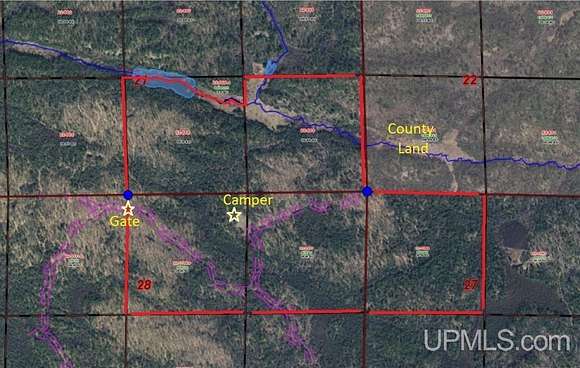194 Acres of Recreational Land for Sale in Pembine Town, Wisconsin