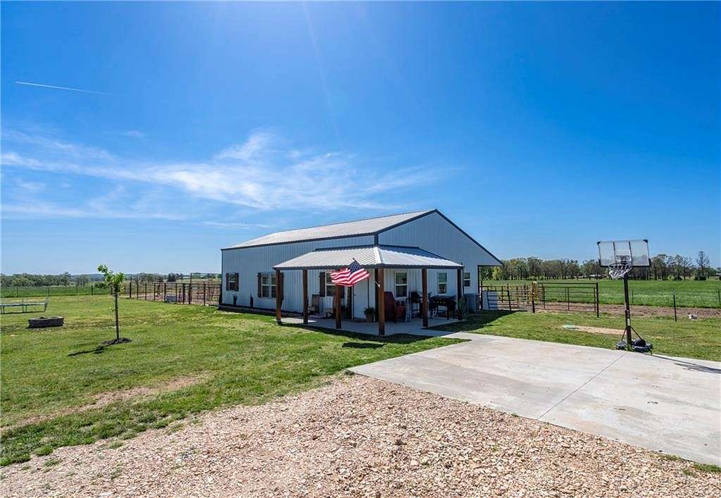 2.5 Acres of Residential Land with Home for Sale in Colcord, Oklahoma