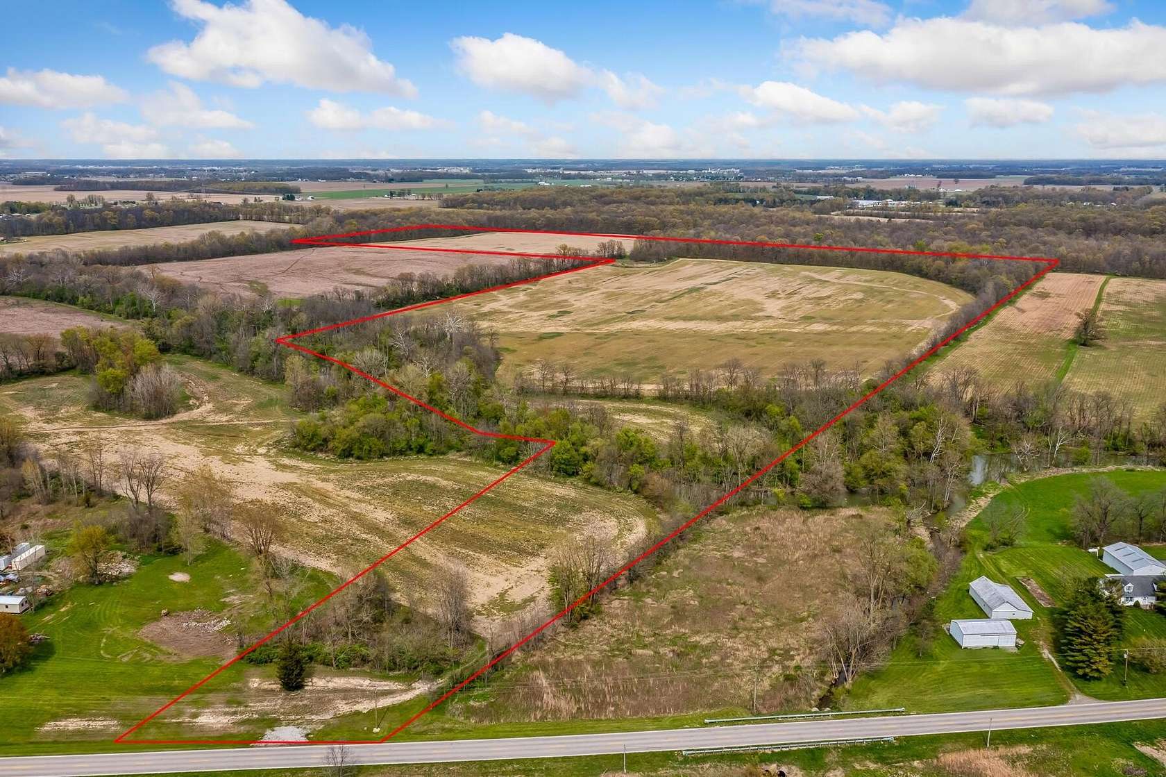 122.89 Acres of Agricultural Land for Sale in Marysville, Ohio