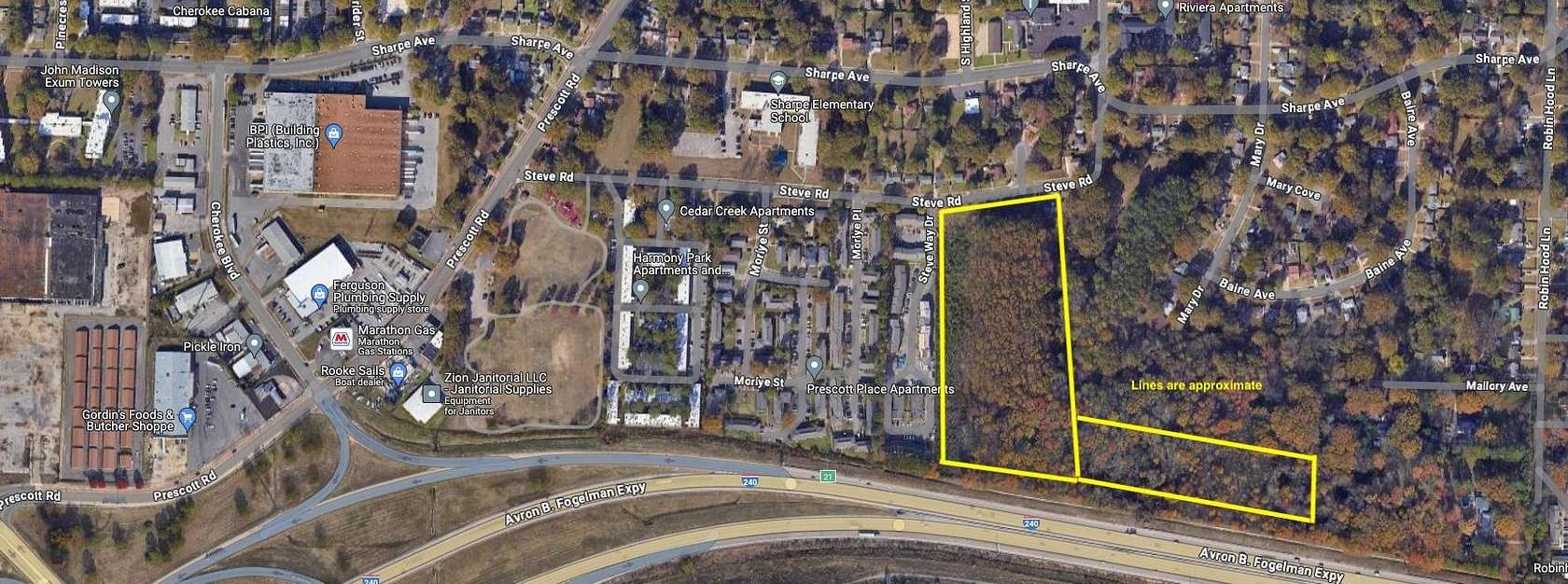 8.2 Acres of Land for Sale in Memphis, Tennessee