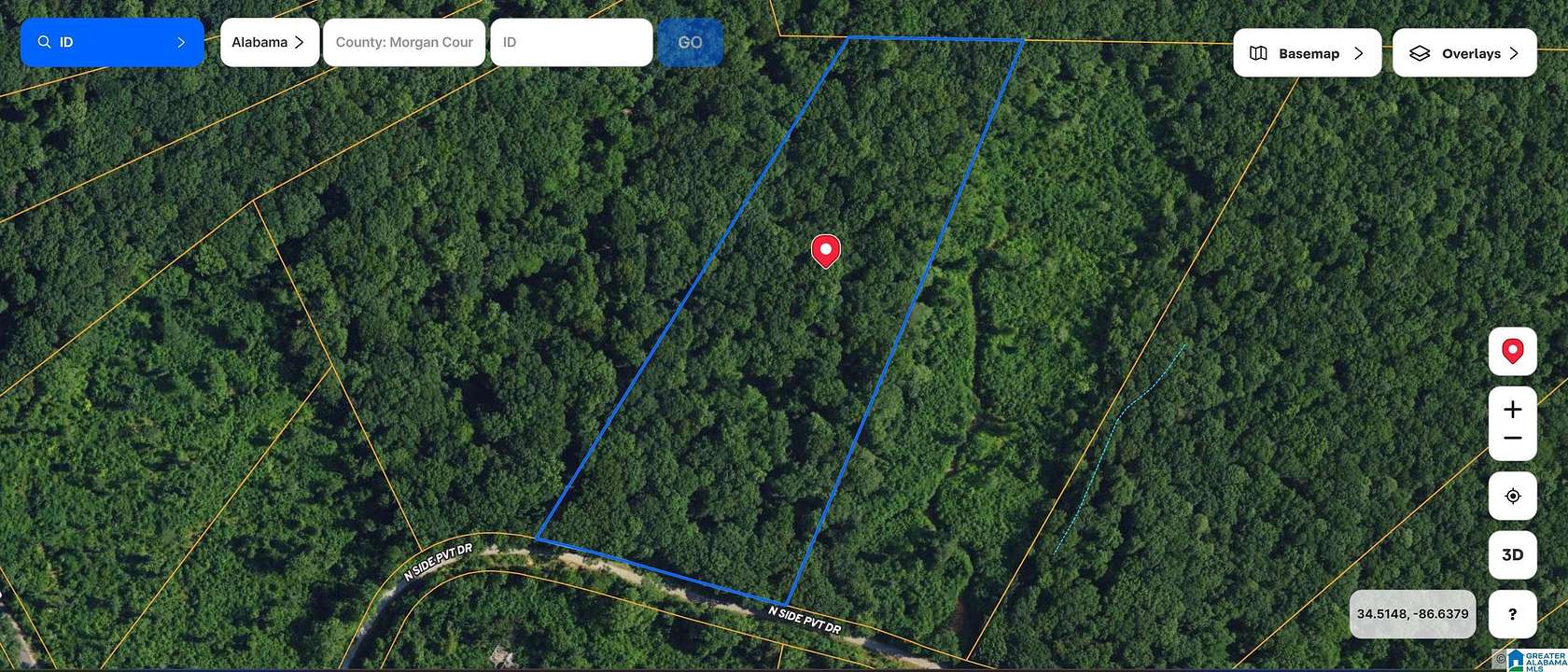 6.7 Acres of Land for Sale in Laceys Spring, Alabama