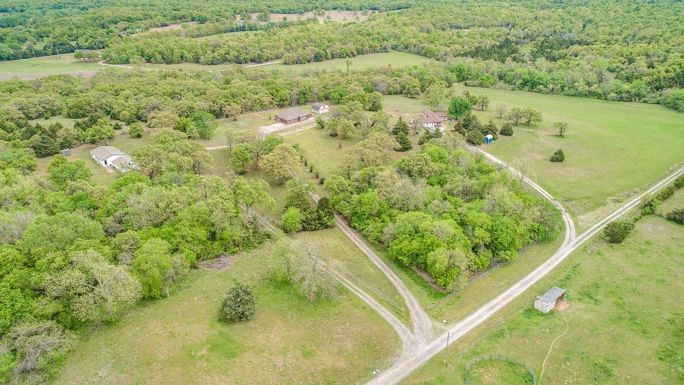 5 Acres of Residential Land with Home for Sale in Choctaw, Oklahoma