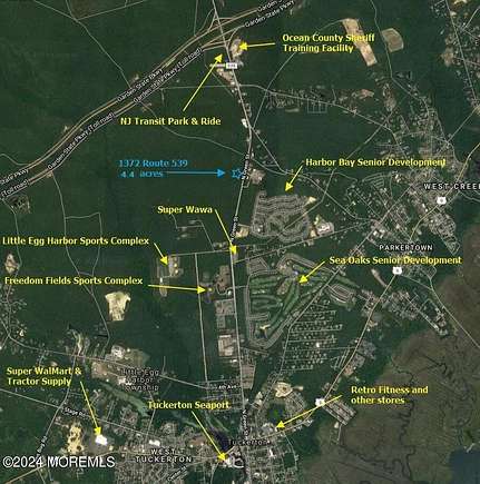 4.4 Acres of Commercial Land for Sale in Little Egg Harbor Township, New Jersey
