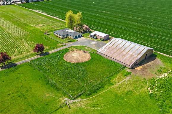 15.16 Acres of Land with Home for Sale in Canby, Oregon