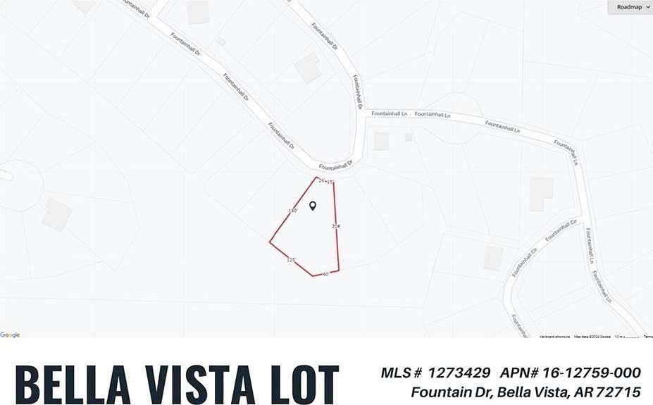 0.49 Acres of Residential Land for Sale in Bella Vista, Arkansas