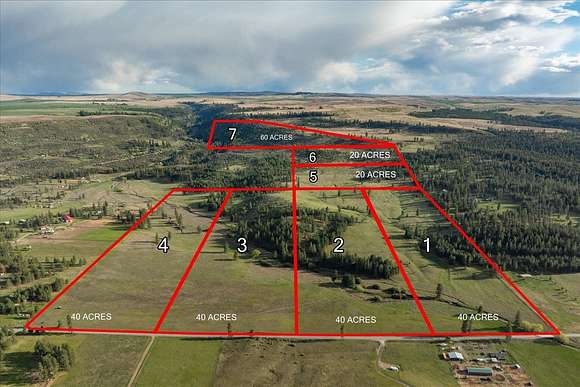 60 Acres of Agricultural Land for Sale in Reardan, Washington
