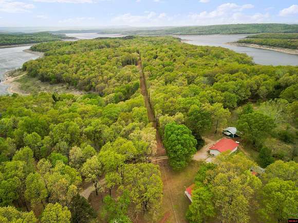 6.3 Acres of Residential Land with Home for Sale in Marion County Township, Arkansas