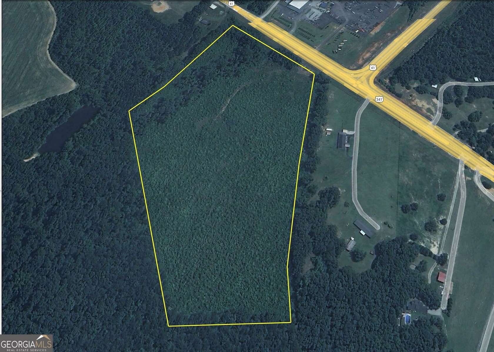 21.9 Acres of Commercial Land for Sale in Barnesville, Georgia
