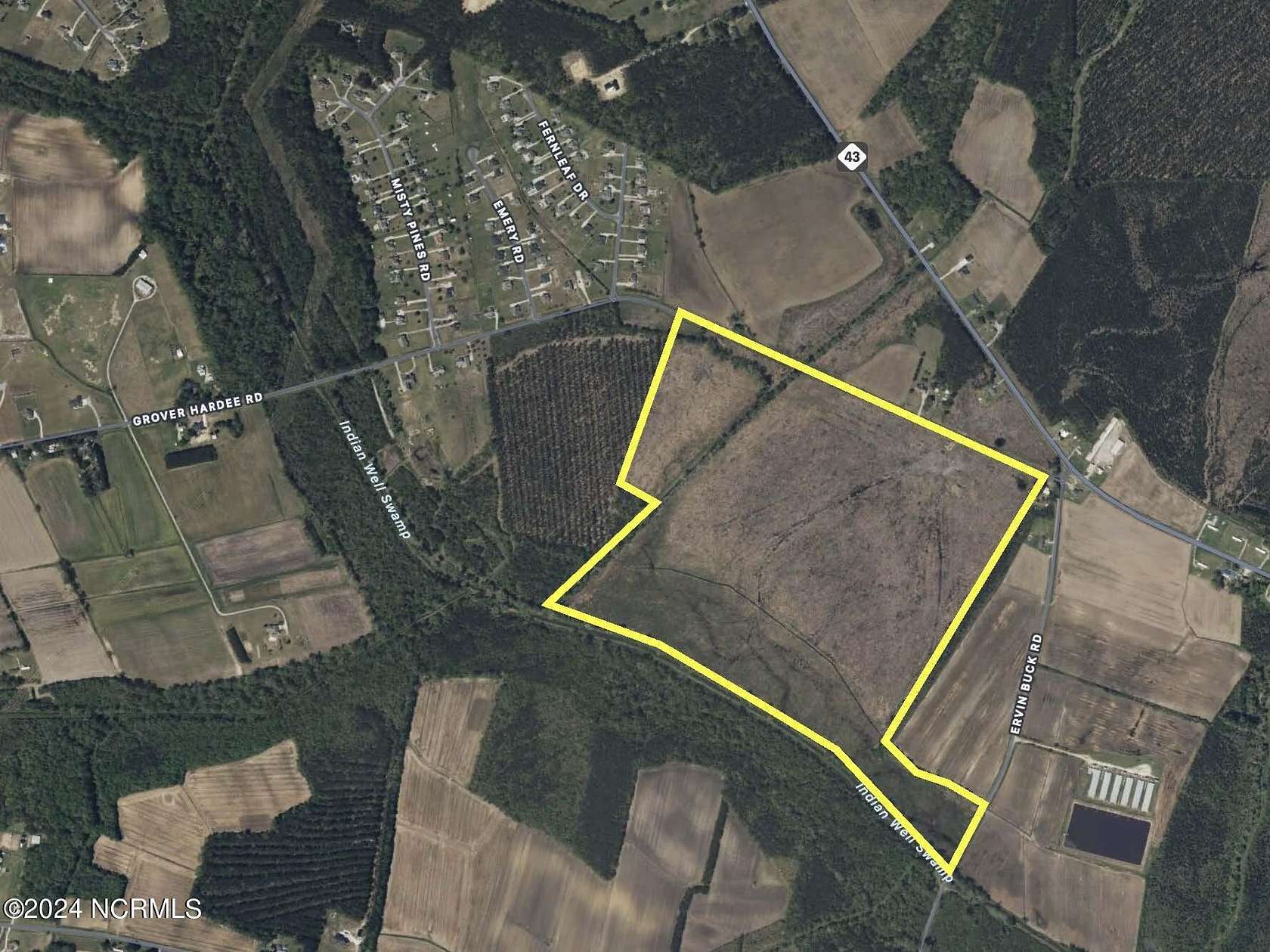 135 Acres of Land for Sale in Greenville, North Carolina